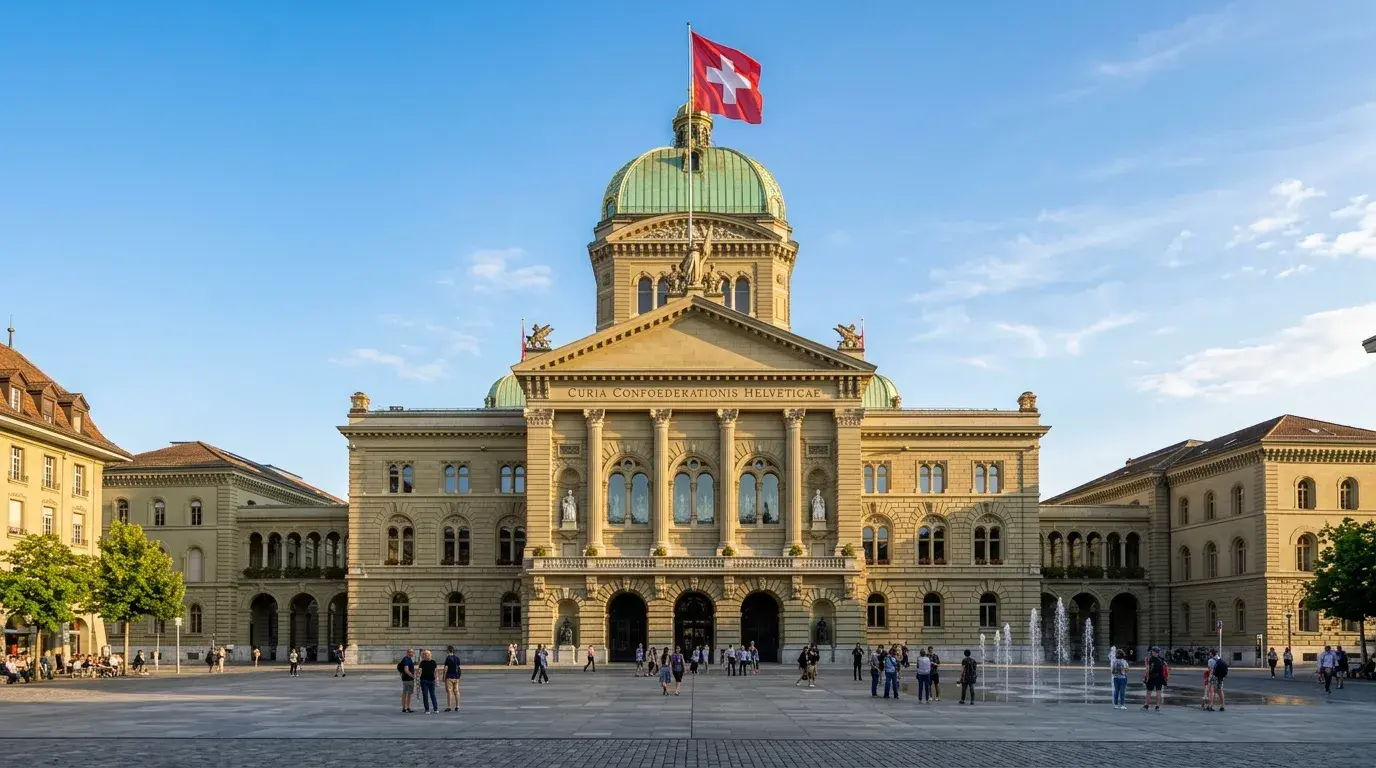 Das Schweizer Bundeshaus in Bern als Symbol der Gesetzgebung