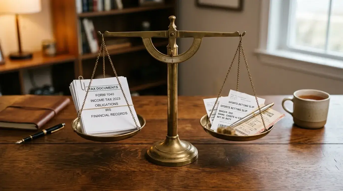 Ausgewogene Waage symbolisiert Abwägung bei Steuerfragen